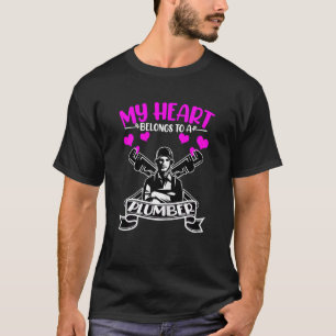Camiseta Eu Amo Meu Marido Canalizador Esposa Filha Namorad