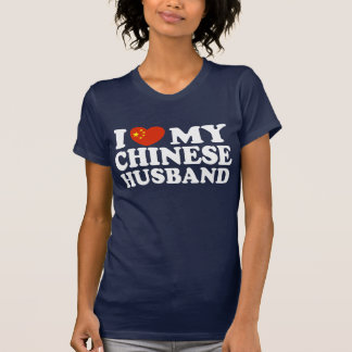Camiseta Eu Amo Meu Marido Chinês