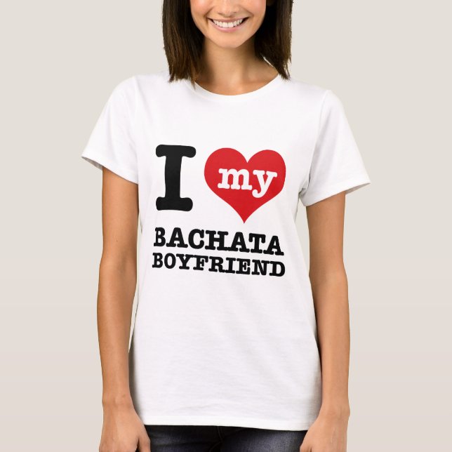 Camiseta Eu amo meu marido de Bachata (Frente)