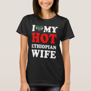 Camiseta Eu amo meu marido de mulher etíope