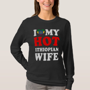 Camiseta Eu amo meu marido de mulher etíope