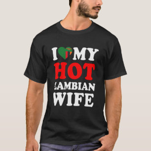 Camiseta Eu amo meu marido de mulher zambiana quente