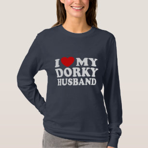 Camiseta Eu amo meu marido Dorky