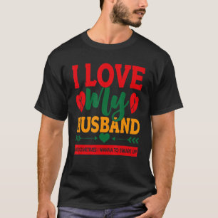 Camiseta Eu Amo Meu Marido Mas Às Vezes Eu Quero Esquadrar