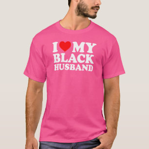Camiseta Eu Amo Meu Marido Negro