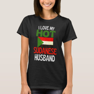 Camiseta Eu Amo Meu Marido Sudanês Quente Relacionamento