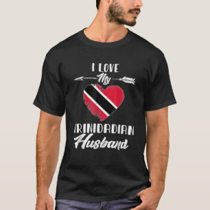 Camiseta Eu Amo Meu Marido Trinidadiano Trinidad E Tobago