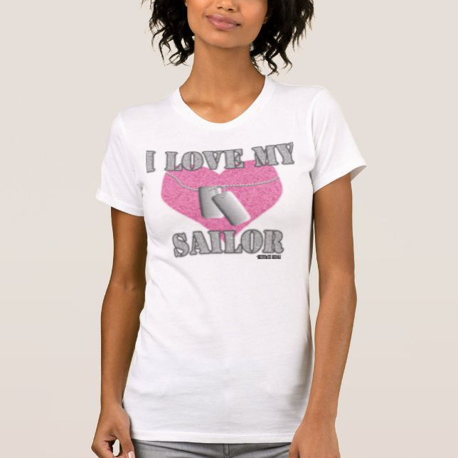 Camiseta eu amo meu marinheiro!! (Frente)