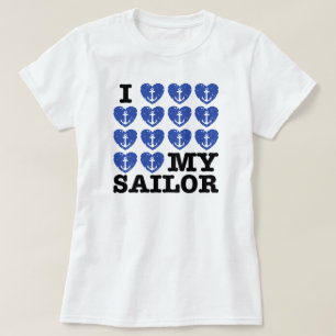 Camiseta Eu amo meu marinheiro