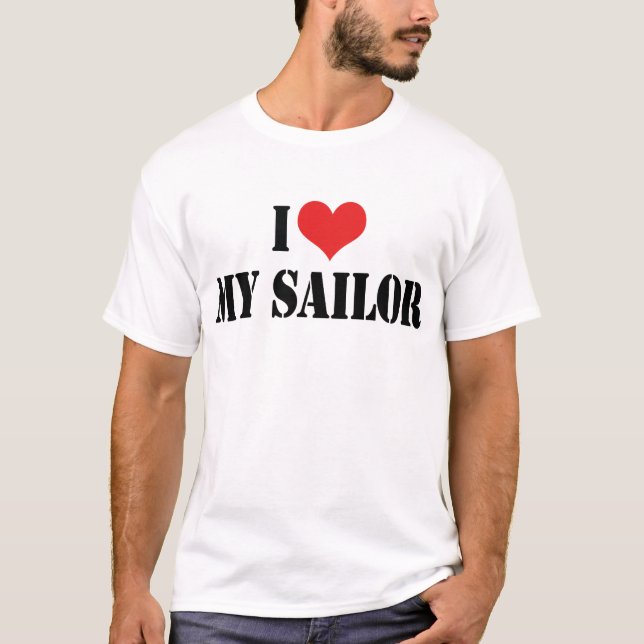 Camiseta Eu Amo Meu Marinheiro (Frente)
