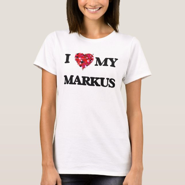 Camiseta Eu amo meu Markus (Frente)