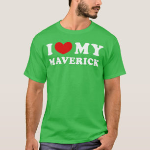 Camiseta Eu Amo Meu Maverick Eu Adoro Meu Maverick engraçad