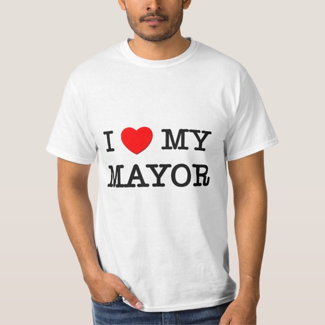 Camiseta Eu amo meu MAYOR (Frente)