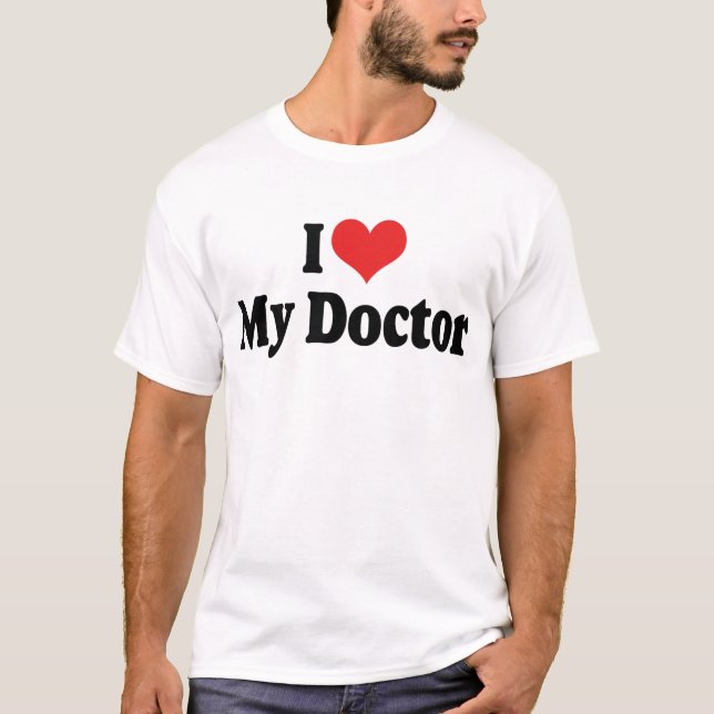 Camiseta Eu Amo Meu Médico (Frente)