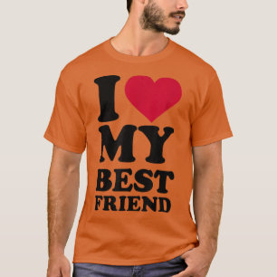 Camiseta Eu amo meu melhor amigo