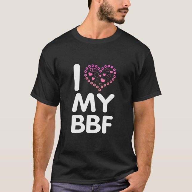 Camiseta Eu Amo Meu Melhor Amigo (Frente)