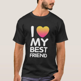 Camiseta Eu Amo Meu Melhor Amigo