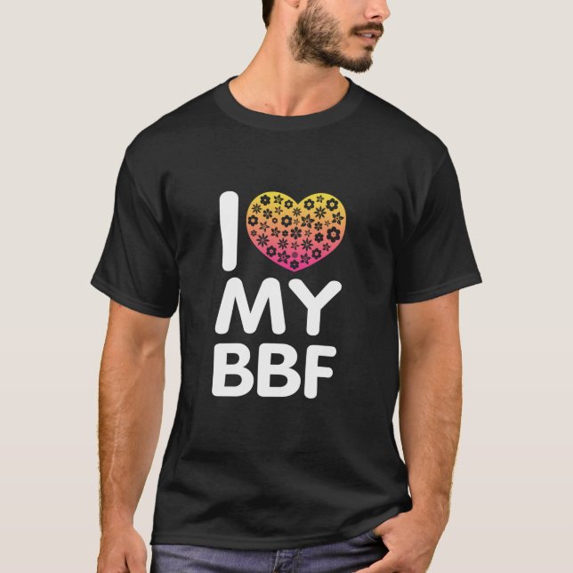 Camiseta Eu Amo Meu Melhor Amigo (Frente)