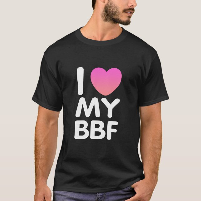 Camiseta Eu Amo Meu Melhor Amigo (Frente)
