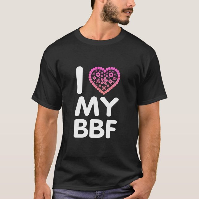 Camiseta Eu Amo Meu Melhor Amigo (Frente)