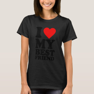Camiseta Eu Amo Meu Melhor Amigo Eu Corto Meu Melhor Amigo
