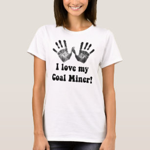 Camiseta Eu amo meu mineiro de carvão