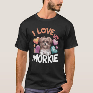 Camiseta Eu Amo Meu Morkie