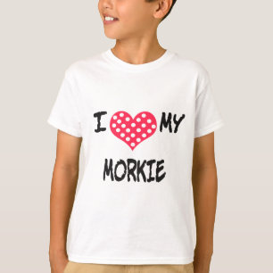 Camiseta Eu amo meu Morkie