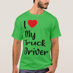 Camiseta Eu Amo Meu Motorista De Caminhão 4