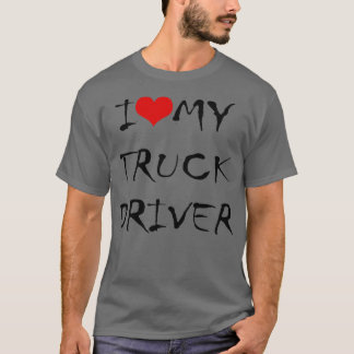 Camiseta Eu Amo Meu Motorista De Caminhão 7