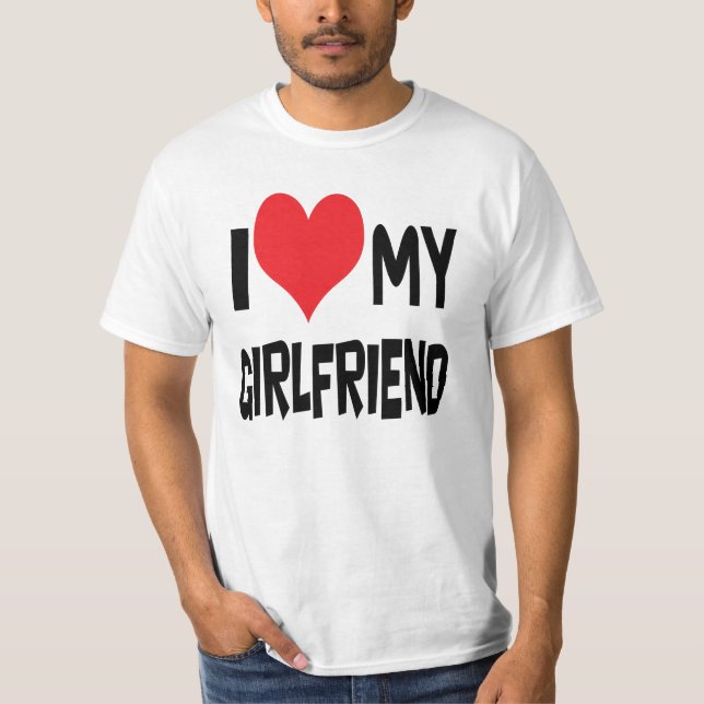 Camiseta Eu amo meu namorada (Frente)