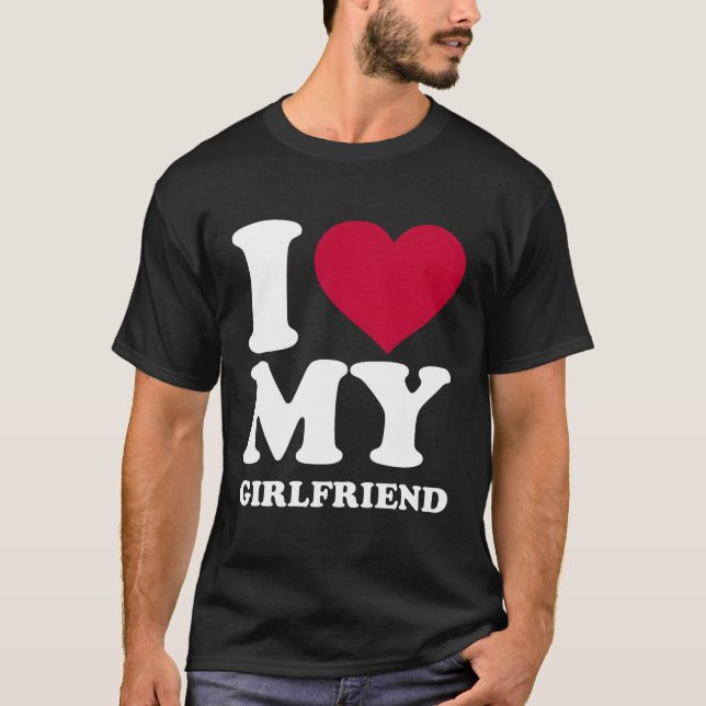 Camiseta Eu Amo Meu Namorada (Frente)