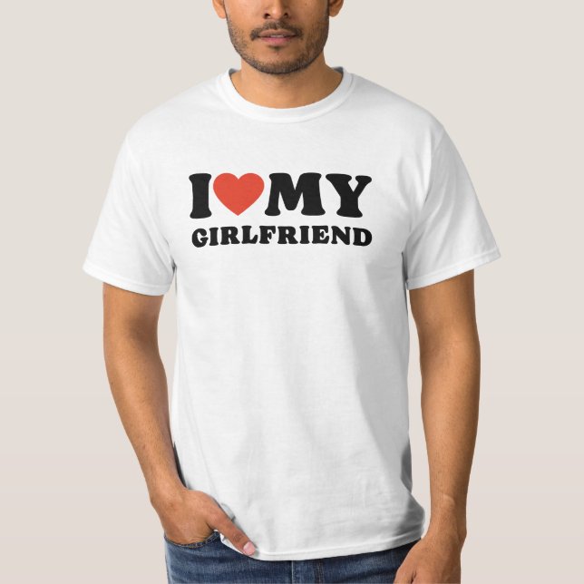 Camiseta eu amo meu namorada (Frente)