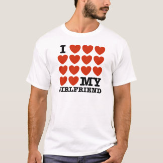 Camiseta Eu Amo Meu Namorada