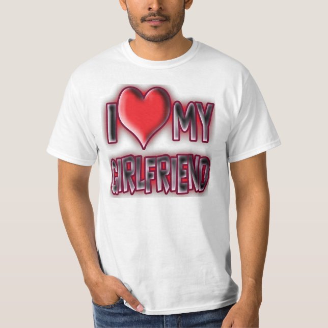 Camiseta Eu amo meu namorada (Frente)