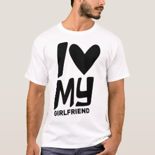 Camiseta Eu Amo Meu Namorada