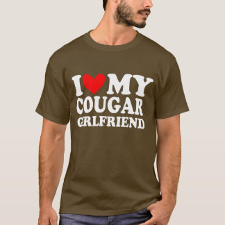 Camiseta Eu amo meu Namorada de Cougar