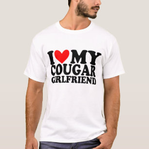 Camiseta Eu amo meu Namorada de Cougar