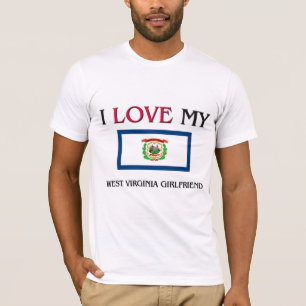 Camiseta Eu amo meu namorada de West Virginia