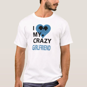 Camiseta Eu amo meu namorada louco