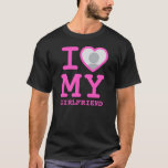 Camiseta Eu Amo Meu Namorada Mais Do Que Nunca Foto<br><div class="desc">Crie o seu I Love My Namorada mais do que nunca Photo Text T-Shirt com esta camiseta moderna e engraçada modelo com uma fonte legal slab serif e foto namorada em um enorme coração rosa de neon fuchsia. Adicione sua própria foto, seu nome ou qualquer texto personalizado. A design de...</div>
