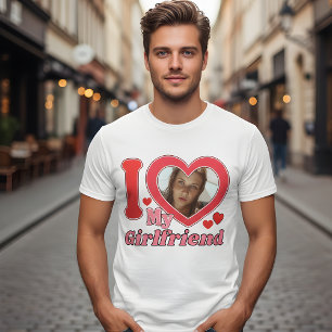 Camiseta Eu Amo Meu Namorada Personalizado