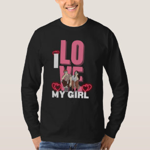 Camiseta Eu Amo Meu Namorada Personalizado