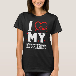 Camiseta Eu Amo Meu Namorada Quente Eu Corto Meu Namorada Q