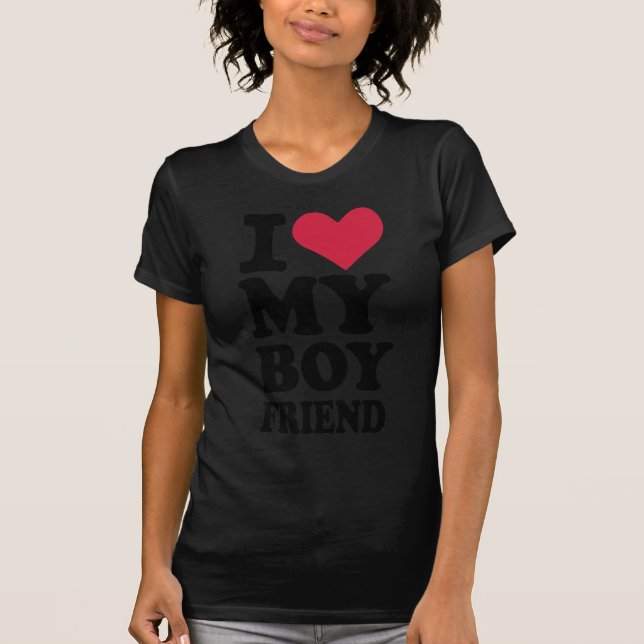 Camiseta Eu amo meu namorado (Frente)