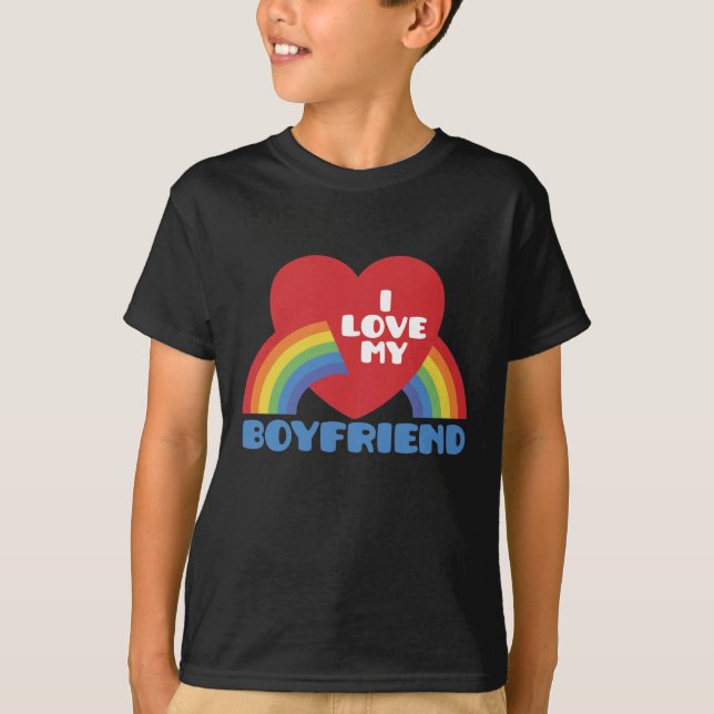 Camiseta Eu Amo Meu Namorado (Frente)