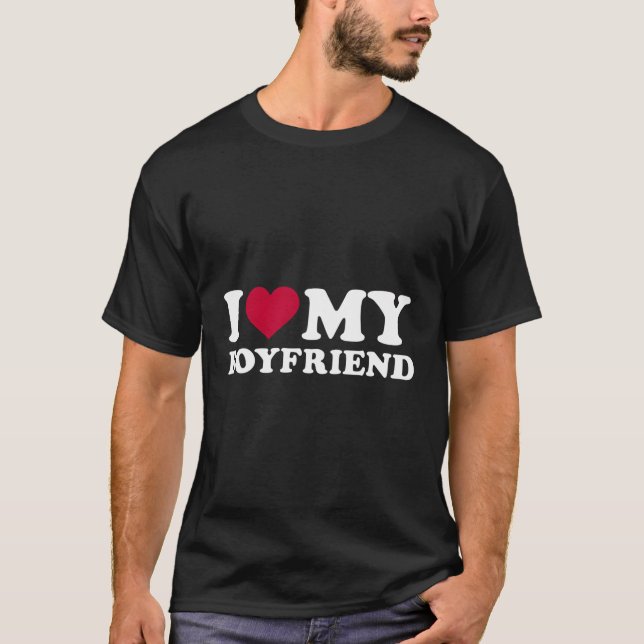 Camiseta Eu Amo Meu Namorado (Frente)