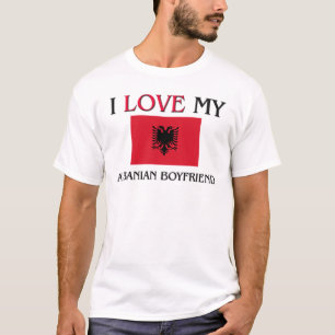 Camiseta Eu amo meu namorado albanês