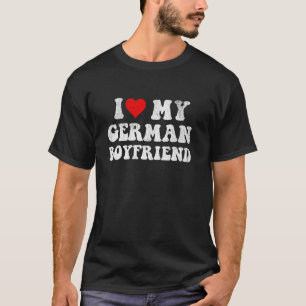 Camiseta Eu Amo Meu Namorado Alemão Eu Amo Meu Namorado Ale