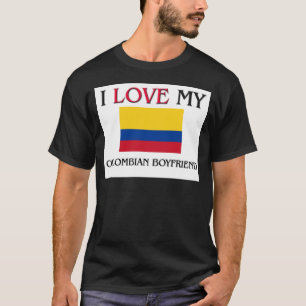 Camiseta Eu amo meu namorado colombiano